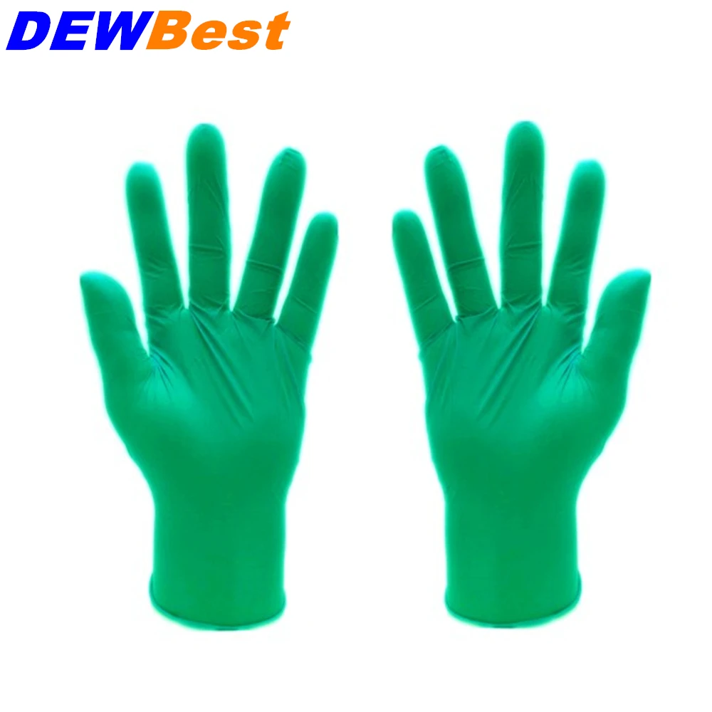 Compra guantes de nitrilo verde online al por mayor de