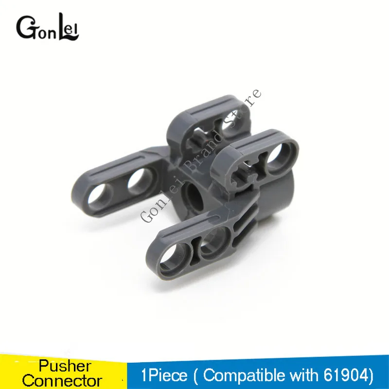 Детали серии Technic блоки DIY совместимые с 61904 + 61927c01 детали для кирпича темно серые