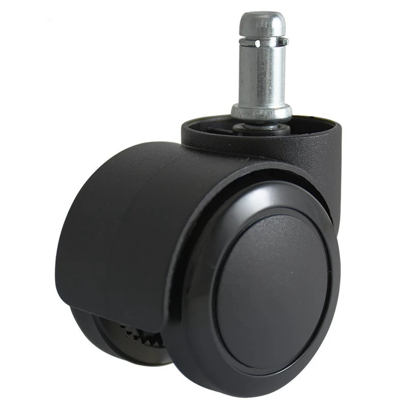 

2 inch Replacement Office Computer Chair Stem Swivel Castors Casters Wheels Black Protect Wooden Floor