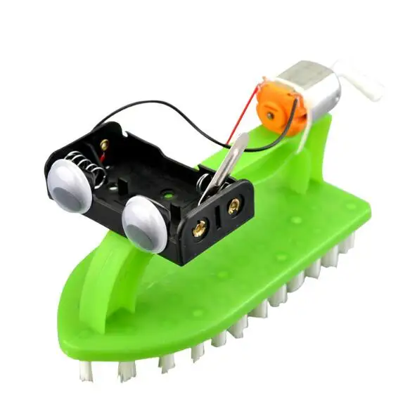 DIY электрическая подметающая модель робота аксессуары игрушки для детей научная
