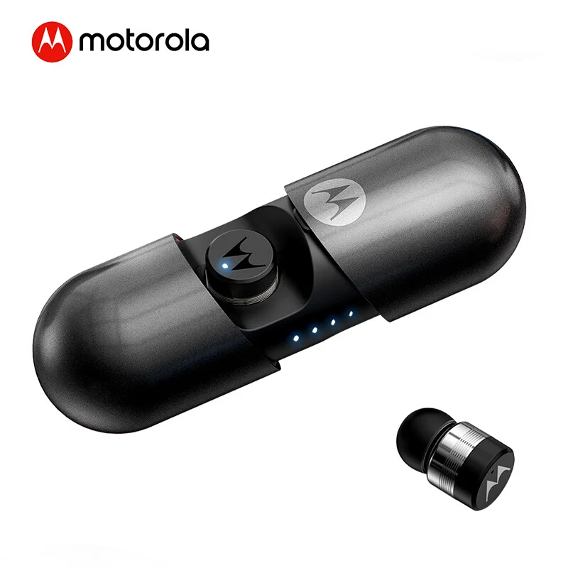 Оригинальная гарнитура Moto-rola Bluetooth TWS наушники-вкладыши Наушники для бега Беспроводные Наушники Android универсальные для iPhone huawei с микрофоном