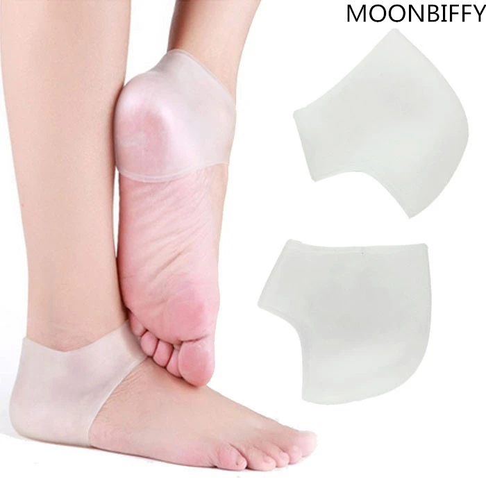 

1 Pair heel pad protector relieve heel pain and cracking prevention Insoles Absorption Pads for men and women DDISA1007