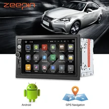 Zeepin Android 6.0 Мультимедийные плееры для автомобиля GPS Навигация Авто Радио аудио 2 DIN 7 дюймов автомобиля Радио плеер Зеркало Ссылка Wi-Fi RDS