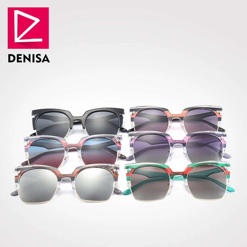 Солнцезащитные очки DENISA G55944 для мужчин и женщин поляризационные квадратной