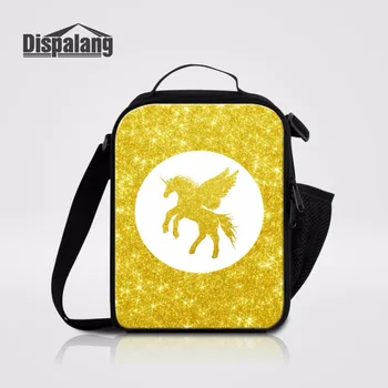 

Dispalang New Design Unicorn 3D Printing Thermal Lunchbox Thermal Picnic Cooler Bag Kids Lunch Bags For School Children Food Bag