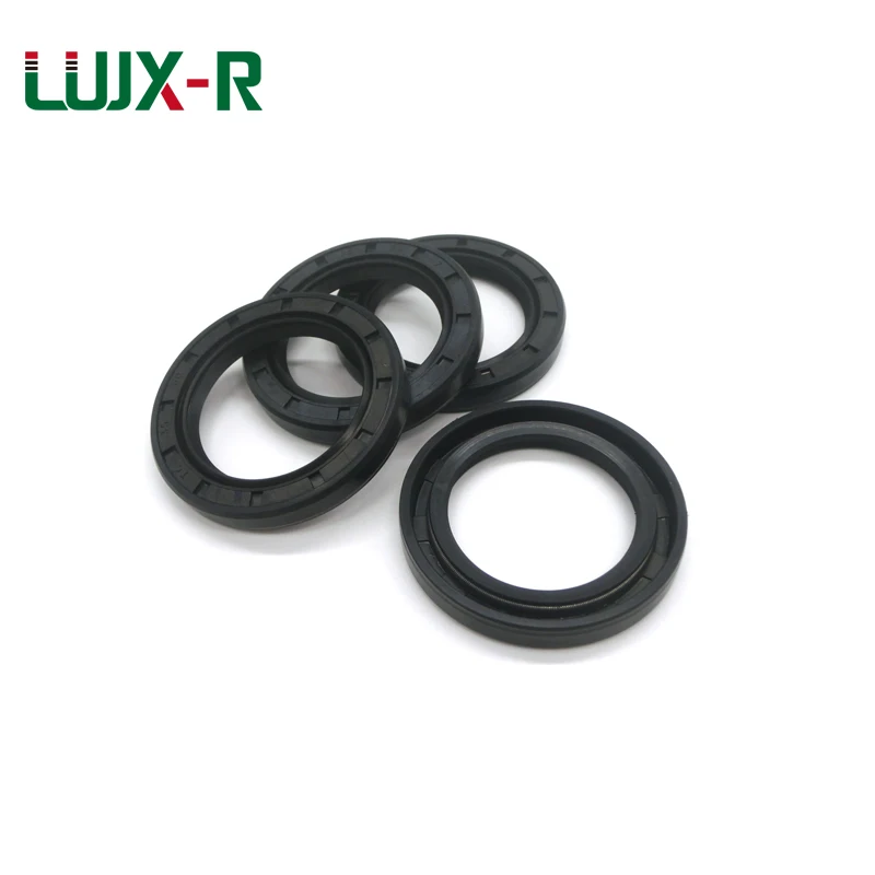 

LUJX-R 2pcs Skeleton Oil Seal TC Shaft Seals with Spring Steel Radial NBR Rubber Gasket 46x64x8/47x72x8/48x60x10-48x80x12mm