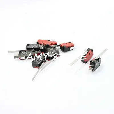 

NO+NC 3 Terminal SPDT Long Straight Hinge Lever Type Limit Micro Switch V-153-1C25