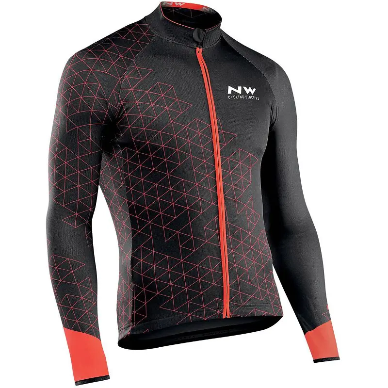

NW Men's Cycling Jersey 2019 Team MTB Long sleeve Jerseys Breathable Mountain Bike Bicycle Jersey Clothing Sport Wear Shirt