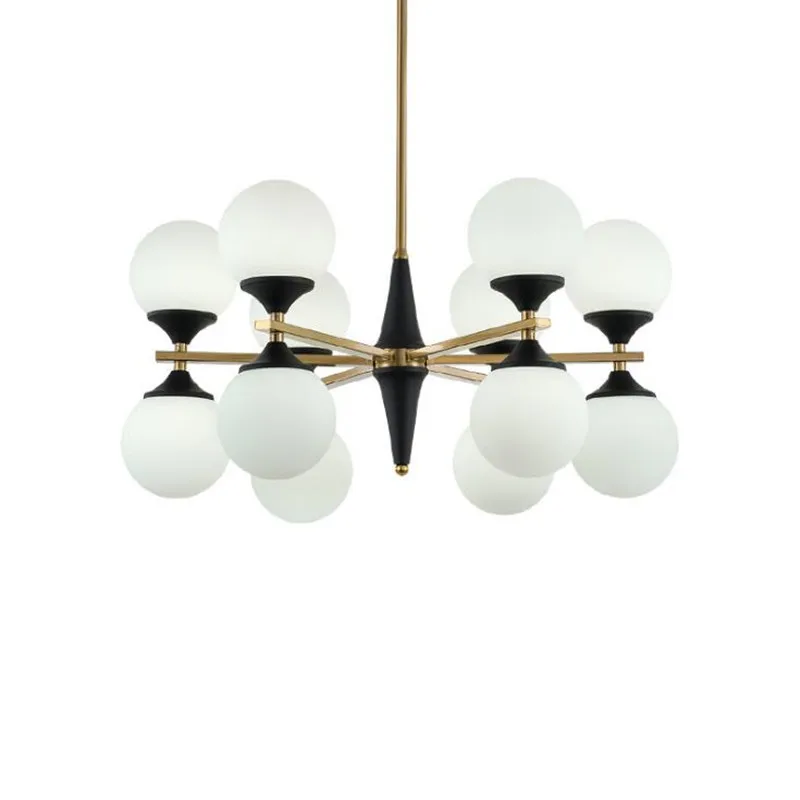12 головок Lamparas Nordic Modern гостиная Hanglamp спальня LED подвесной светильник простой