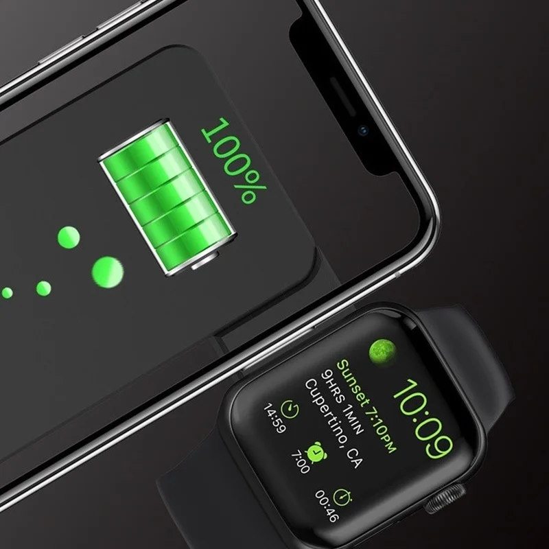 Tongdaytech Qi Беспроводная зарядная подставка для Apple Airpods Pro Watch 5 4 3 2 1 быстрая зарядка быстрое зарядное устройство для Iphone X 8 11 Pro Max