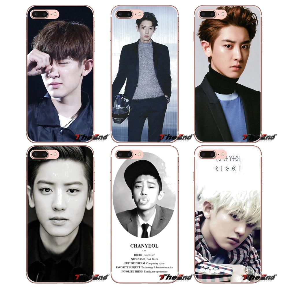 Exo chanyeol плакат для Samsung Galaxy J1 J2 J3 J5 J7 A3 A5 A7 2015 2016 2017 J330 J530 J730 прозрачные мягкие чехлы |