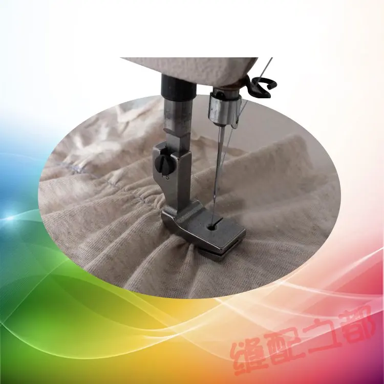 pleated presser foot flat sewing machine presser foot wide crease pleat