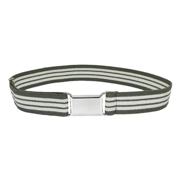 

Kids Toddler Belt Elastic Adjustable Stretch Unisex Belts Silver Square Buckle Casual belt business belt denim belt 7.24