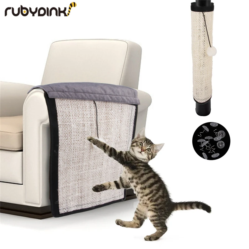 

Furniture Protect Cat Kitten Scratch Board Pad Sisal Scratcher Mat Claws Care Cat Toy Product Sofa Scratching Post Protect