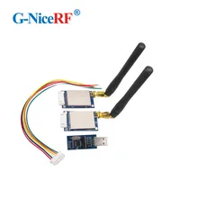 2 шт. 433 МГц ttl интерфейс GFSK беспроводной Радиочастотный приемопередатчик модуль SV611+ 2 шт. локоть штанги антенны+ 1 шт. ttl USB мост платы