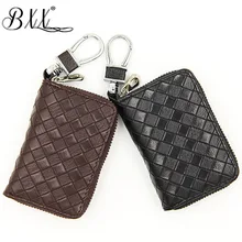 BXX сумка/ унисекс кошелек чехол для ключей сплошной цвет простой и практичный Многофункциональный унисекс Автомобильный ключ тканый Брелок чехол ZC653