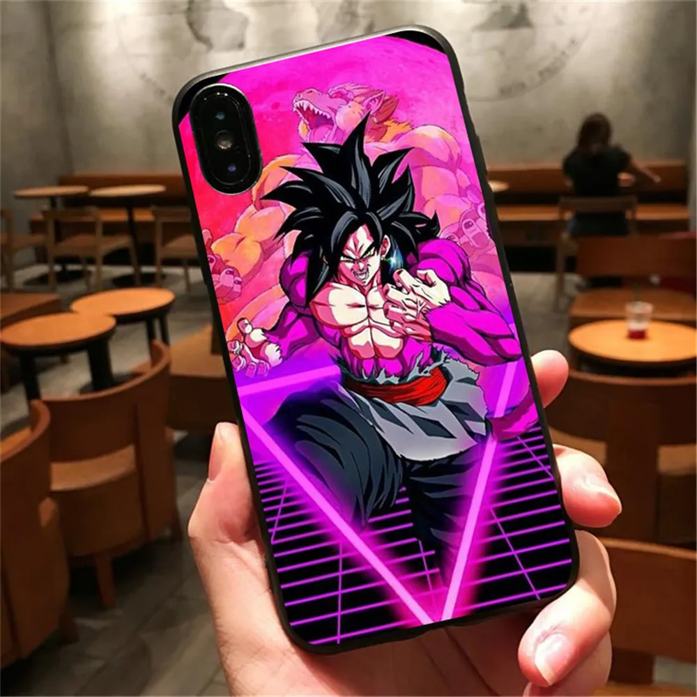 Dragon Ball Z Super DBZ Goku Coque For iPhone 8 7 6 plus X Xs Xr max 5 11 11p 11max Phone Case for Samsung 8 9 10 plus case - Цвет: 6201