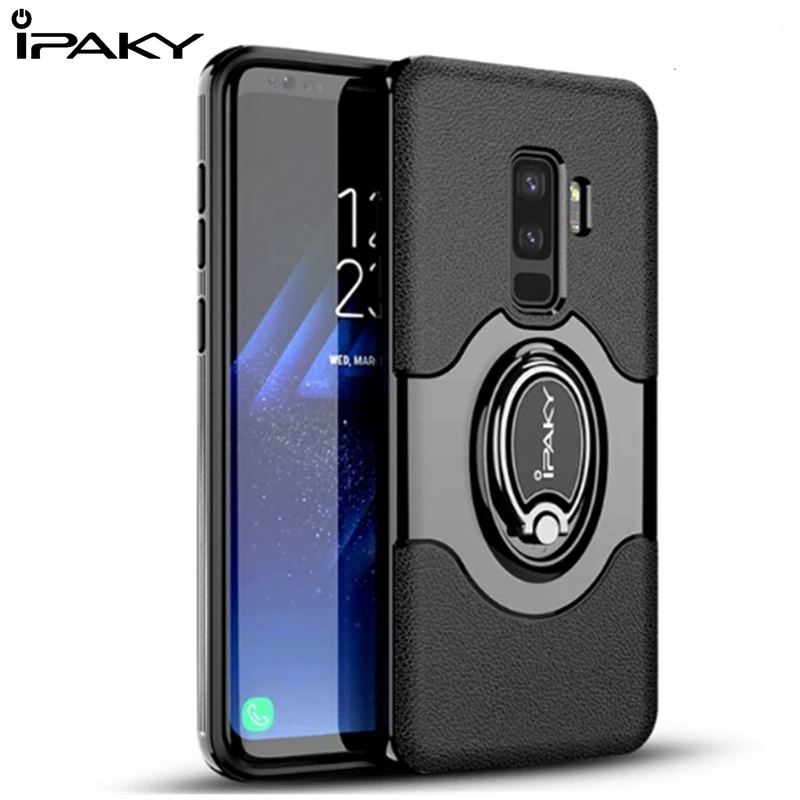 IPAKY Оригинальный чехол для samsung s9 гибридный полный Магнитный адсорп Samsung Galaxy S9 Plus