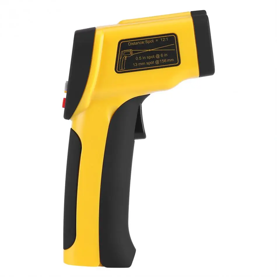

Non-contact Thermometer lR Laser Digital C/F Selection Handheld Thermometer Gun -50~1050 Degree Thermoregulator Detector