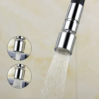 

New Kitchen Thread 360-Degree Swivel 2-Flow Water Faucet Replacement Part Aerator Water Saving Aerator Sink Faucet Bathroom Taps