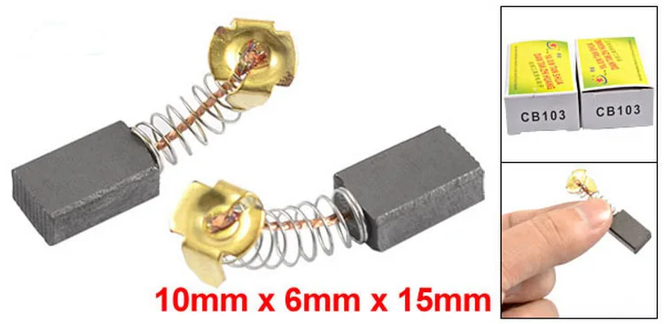 

Карбоновые щетки с электродвигателем постоянного тока 25/64x15/32x19/32 дюйма, 40 шт.