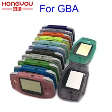Сменный светящийся Прозрачный чехол для nintendo GBA, чехол для Gameboy Advance, кнопки, отвертка