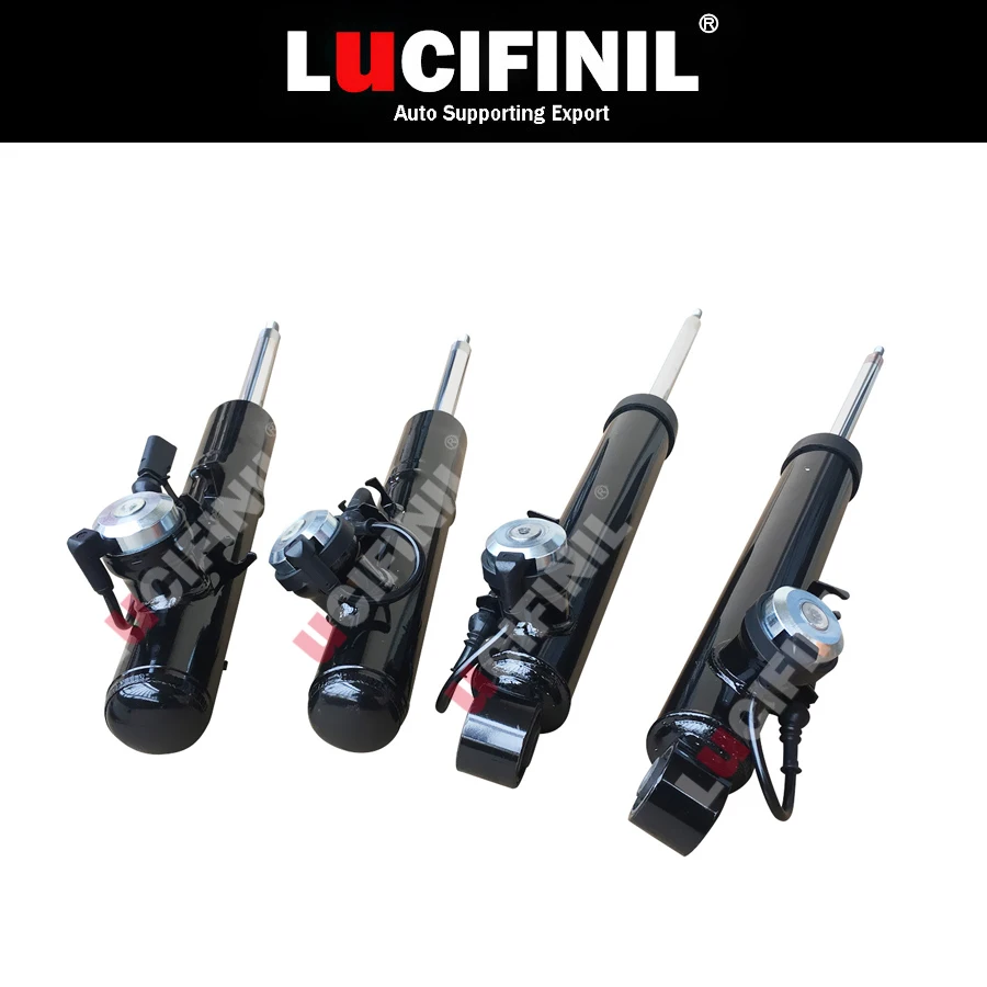

LuCIFINIL 4pcs New Rear Shock Absorber With Sensor Front Suspension Damping Ride Fit Audi Q5 A4 8R0513026J(25J) 8R0413030J(29J)