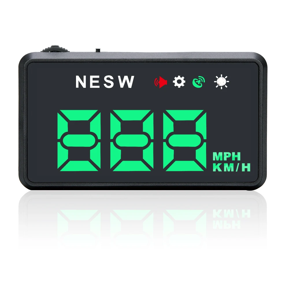 F206 HD Universal font b Car b font HUD font b GPS b font Speedometer Head