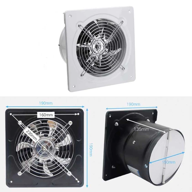 Metal Window Ventilator Extractor  High Speed Exhaust Fan Kitchen - 10inch  High - Aliexpress