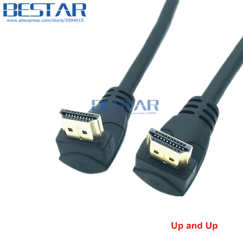 Локтевой Кабель HDMI 2 0 4K * 2K @ 60HZ V папа вниз или вверх под углом к v2.0 и Угловой кабель