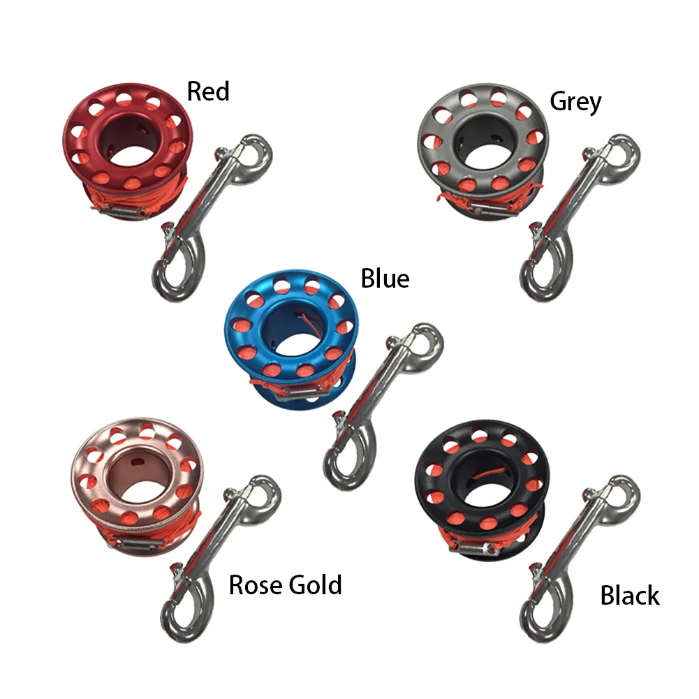 Tanie Pływanie nurkowanie szpula Finger Reel sport jaskinia karabińczyk bezpieczny sprzęt profesjonalne akcesoria Drift Bolt praktyczne #2