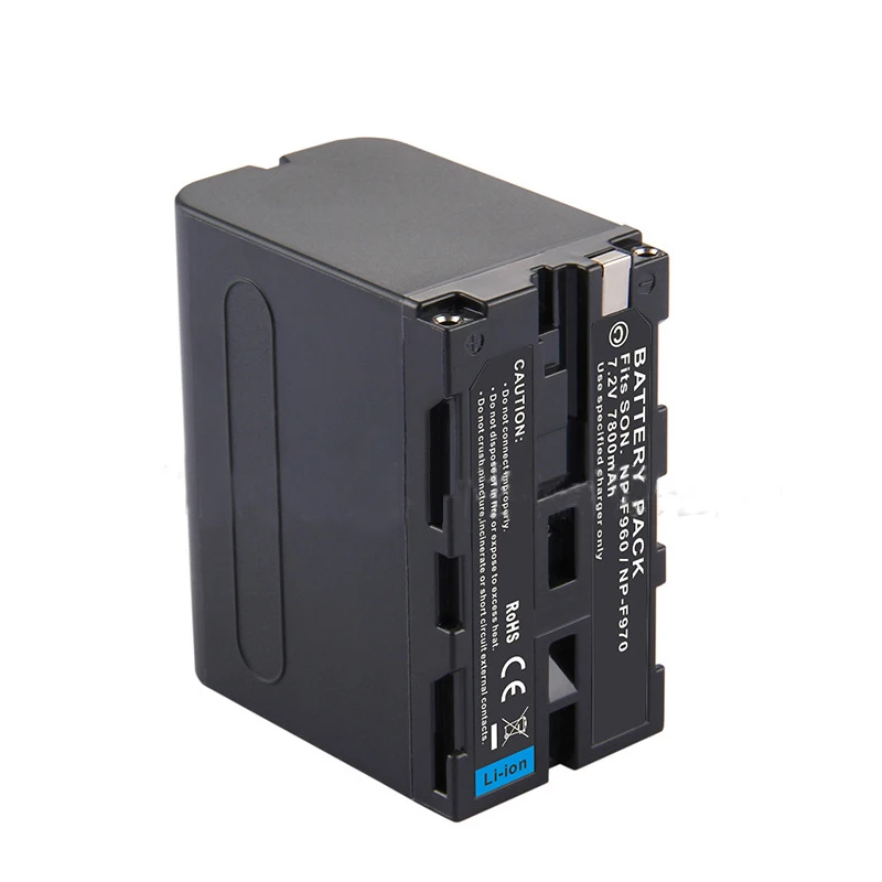 Preise 7800mAh NP F970 NP F960 Ersatz Kamera Akku NP F970 NP F960 Digital Kamera Batterie Für Sony NPF970 NPF960 Bateria