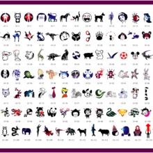 unit19 120 дизайн праздники Золотой Феникс временные трафареты для тату-машины Книга для аэрографа краски спрей компрессор комплект