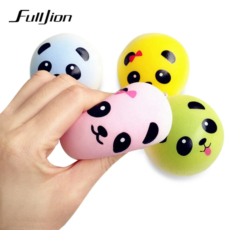 Fulljion приседает Новинка кляп игрушки мягкое медленно поднимающееся панда сжимает
