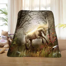 P#106 Custom Horse#15 Home Decoration Bedroom Supplies Soft Blanket size 58×80,50X60,40X50inch SQ01016@H+106