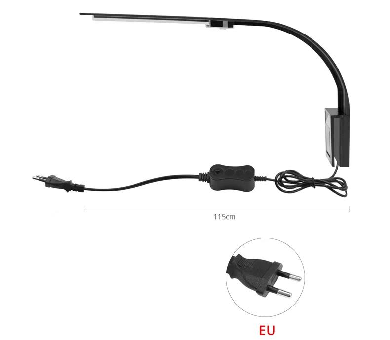 Светодиодный Светильник-ночник для аквариума 6 Вт, 10 Вт, 15 Вт, пристегивающийся светильник для аквариума, ночной Светильник для аквариума, светодиодный светильник