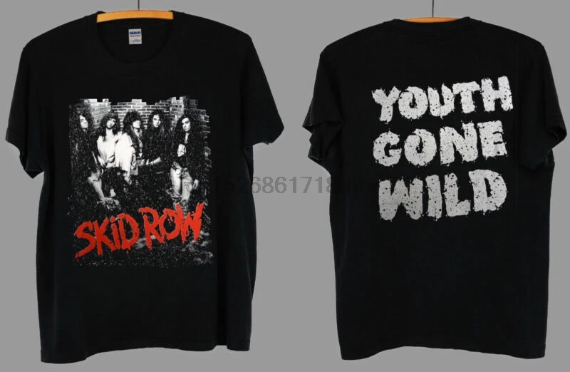 

HOT RARE SKID ROW 1989 METAL ROCK CONCERT TOUR T-SHIRT reprint new