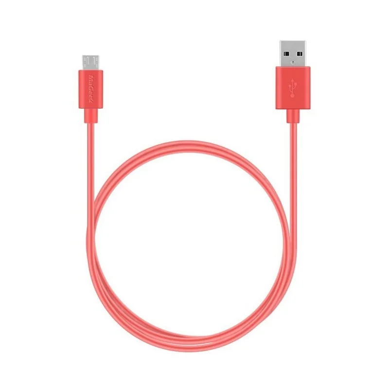 MaGeek Micro USB кабель Быстрая зарядка 5V2A 0,3 м 1 м 1,8 м 3 м Мобильный телефон Android кабели samsung Galaxy S7 LG huawei Xiaomi - Цвет: Розовый