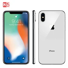 Original Unlocked Apple iPhone X Face ID 64GB/256GB ROM 3GB RAM 5.8 inch Hexa Core iOS A11 12MP Dual Back Camera 4G LTE