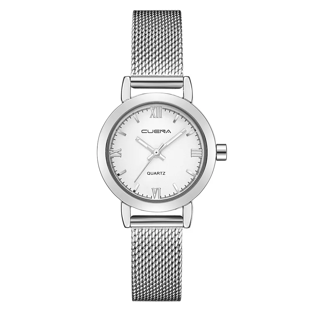 Роскошные модные женские часы из нержавеющей стали аналоговые кварцевые наручные часы браслет relogio feminino женские часы - Цвет: H