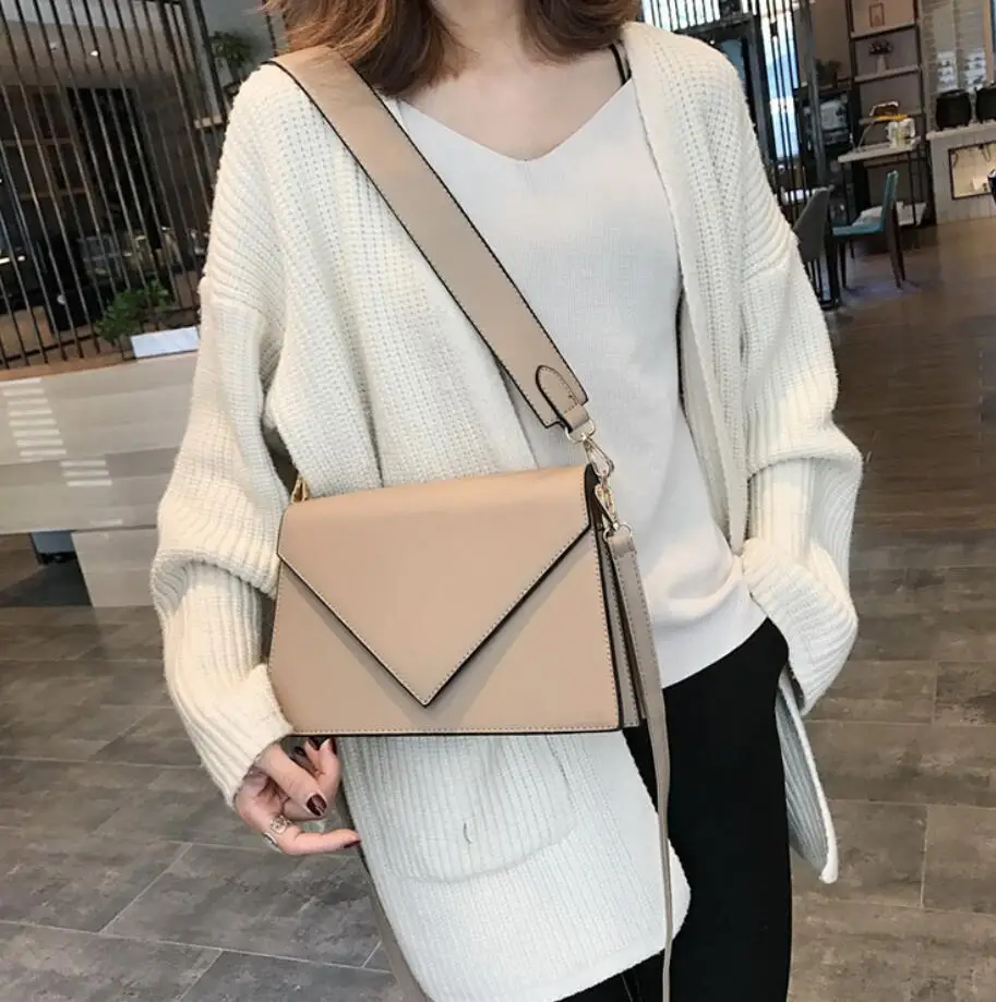  European Fashion Casual Square bag 2019 New High quality PU Leather Women's Designer Handbag Simple - 32959834820