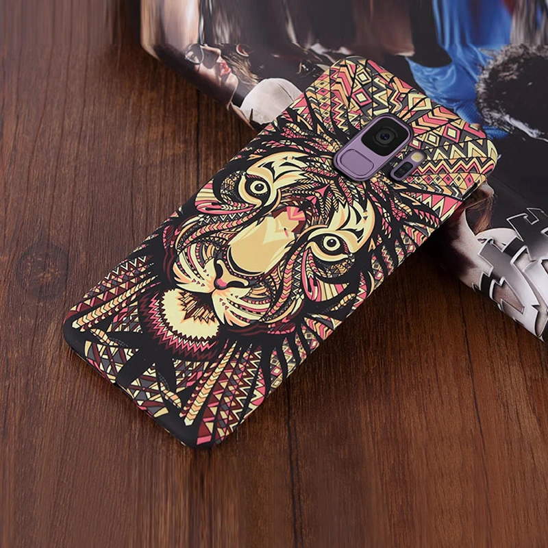 YonLinTan Coque, чехол, чехол для samsung Galaxy S9 Plus S 9 S9Plus мобильный телефон слон тигр животное Аватар пластик