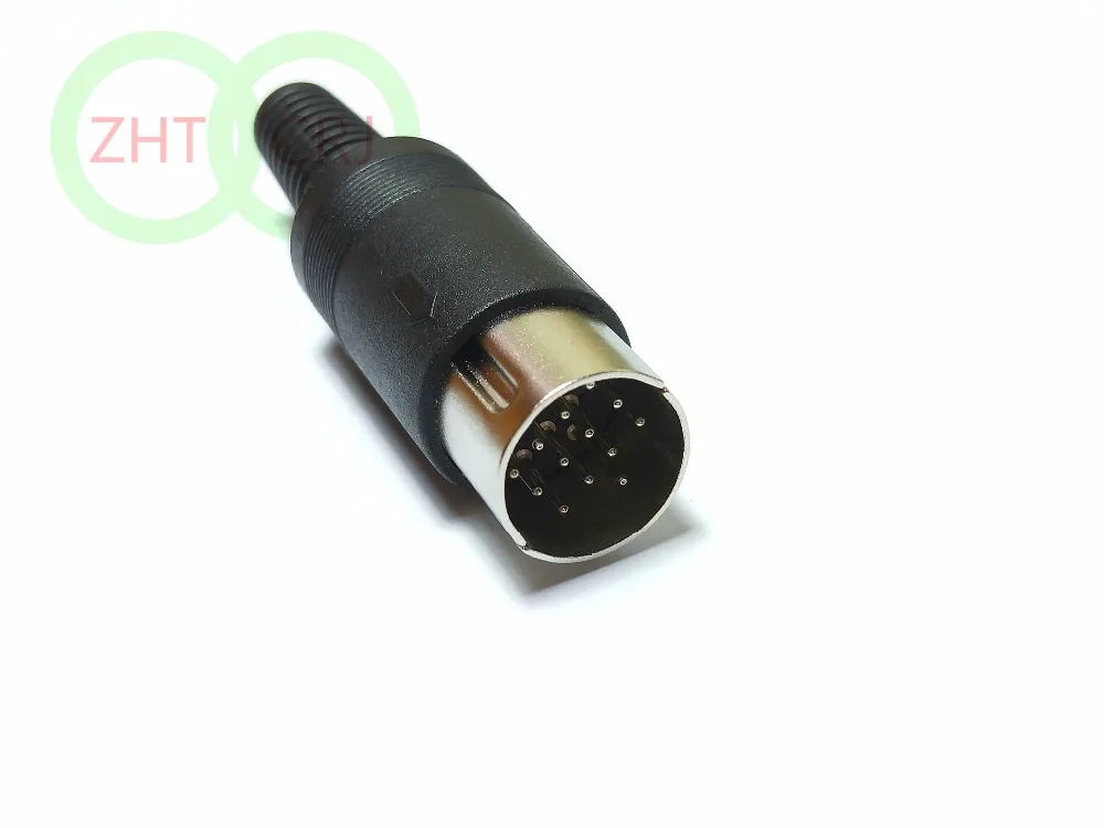 

2/20/100pcs DIN plug 13 PIN Male Inline DIN-13P Plug Audio AV Connector