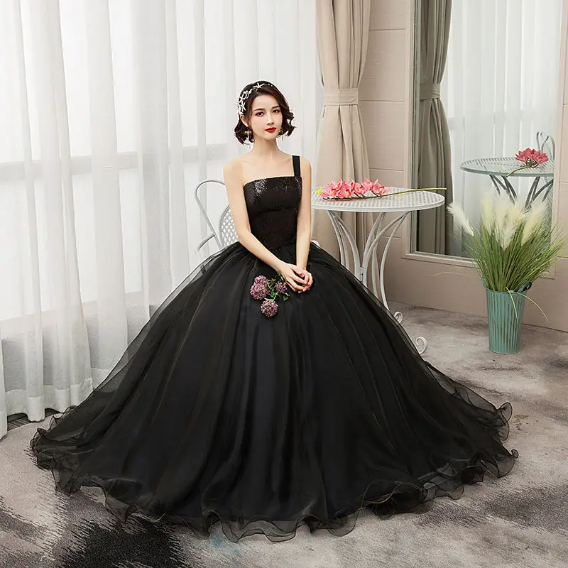 Платья Mrs Win Quinceanera новинка 2020 года платье на одно плечо с блестящими бусинами
