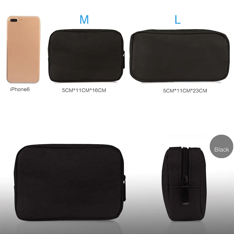 Portable Waterproof Travel Storage Bag Digital Data Cable Charger Headphone Power Bank Holder Organizer Zip Lock Opbergtas 60XX