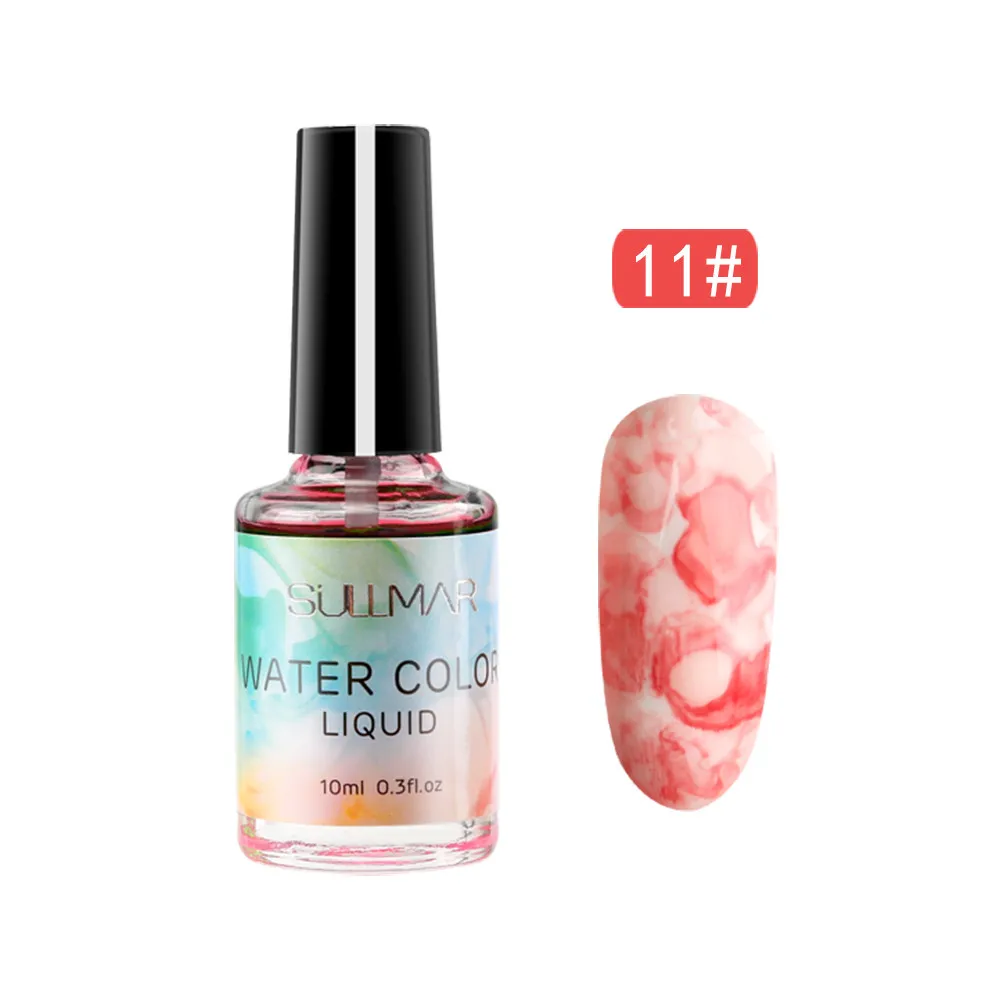 K Средство для ногтей фототерапия лак для ногтей 10 мл УФ Гель-лак клей мраморный узор чернильный лак градиентный Маникюр Декоративный Лак для ногтей инструмент - Цвет: K