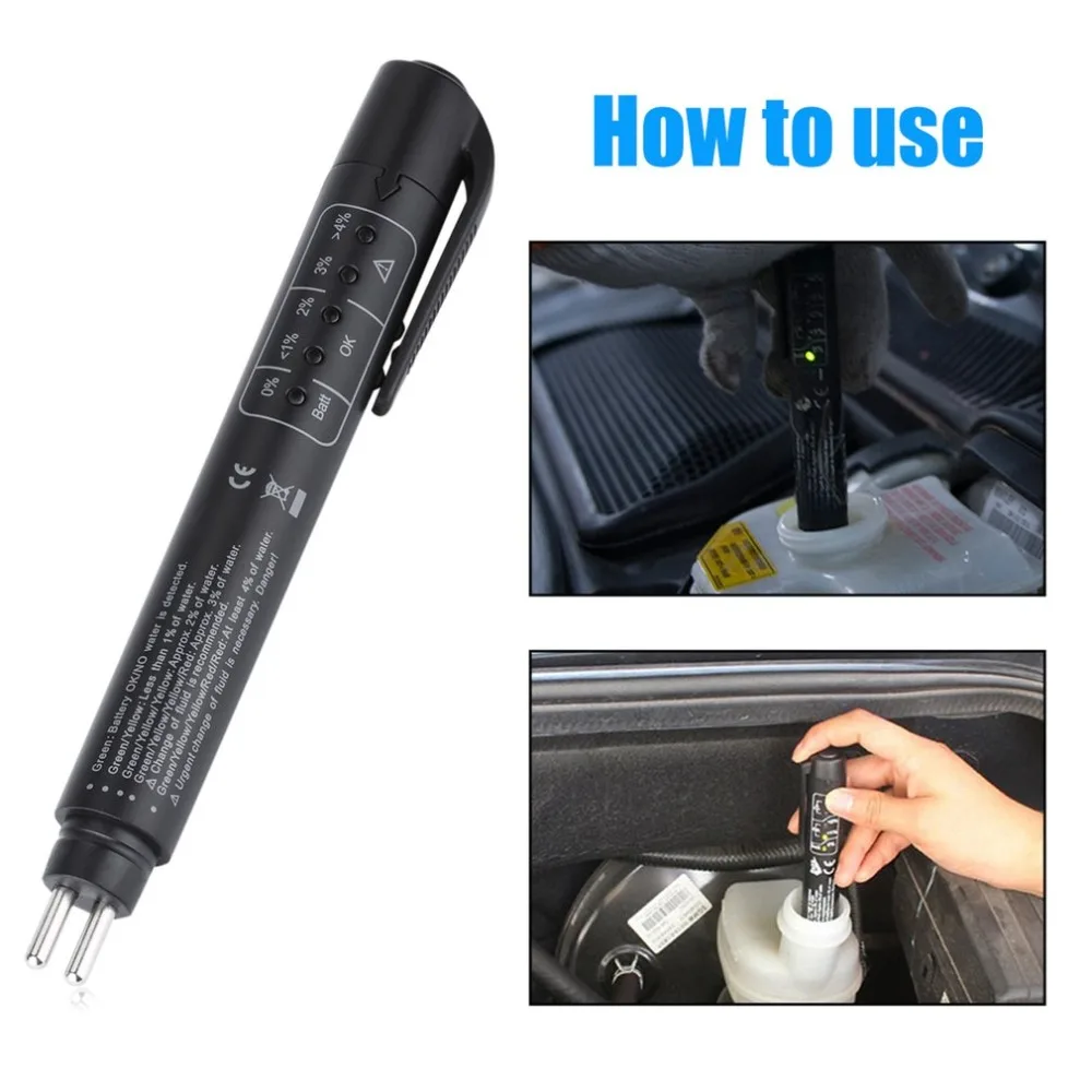 Accurate Oil Quality Check Pen Universal Brake Fluid Tester Car Brake