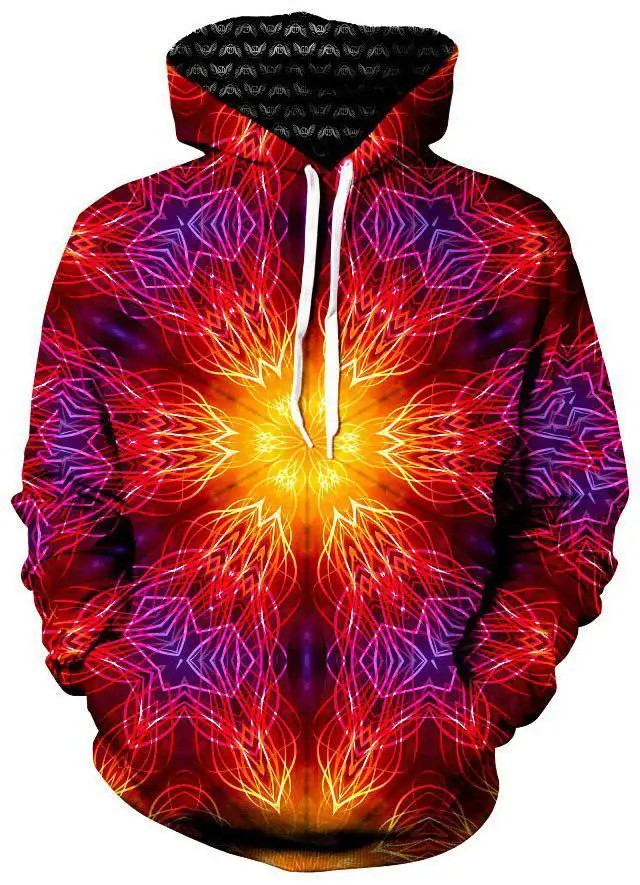 

2018 MANDALA MADNESS UNISEX 3D Printed HOODIE Famous Brand Harajuku Oversized Hip Hop Men Sweatshirt