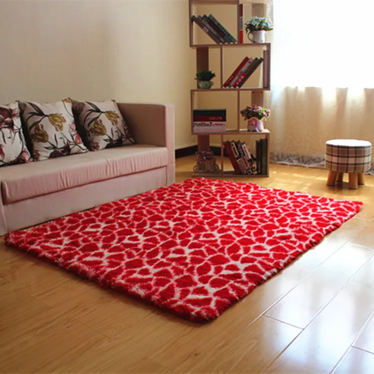 Microsoft Flokati лохматый ковер для спальни, напольный коврик, анти-ковры для скольжения, коврики для гостиной, спальни, коврик для кухни ванной