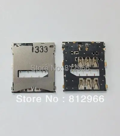 10PCS/lot Original new sim card reader connector holder for Sony XPERIA Z LT36 L36 L36H C6602 C6603 slot tray module | Мобильные